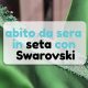 lavare abito da sera in seta con swarovski